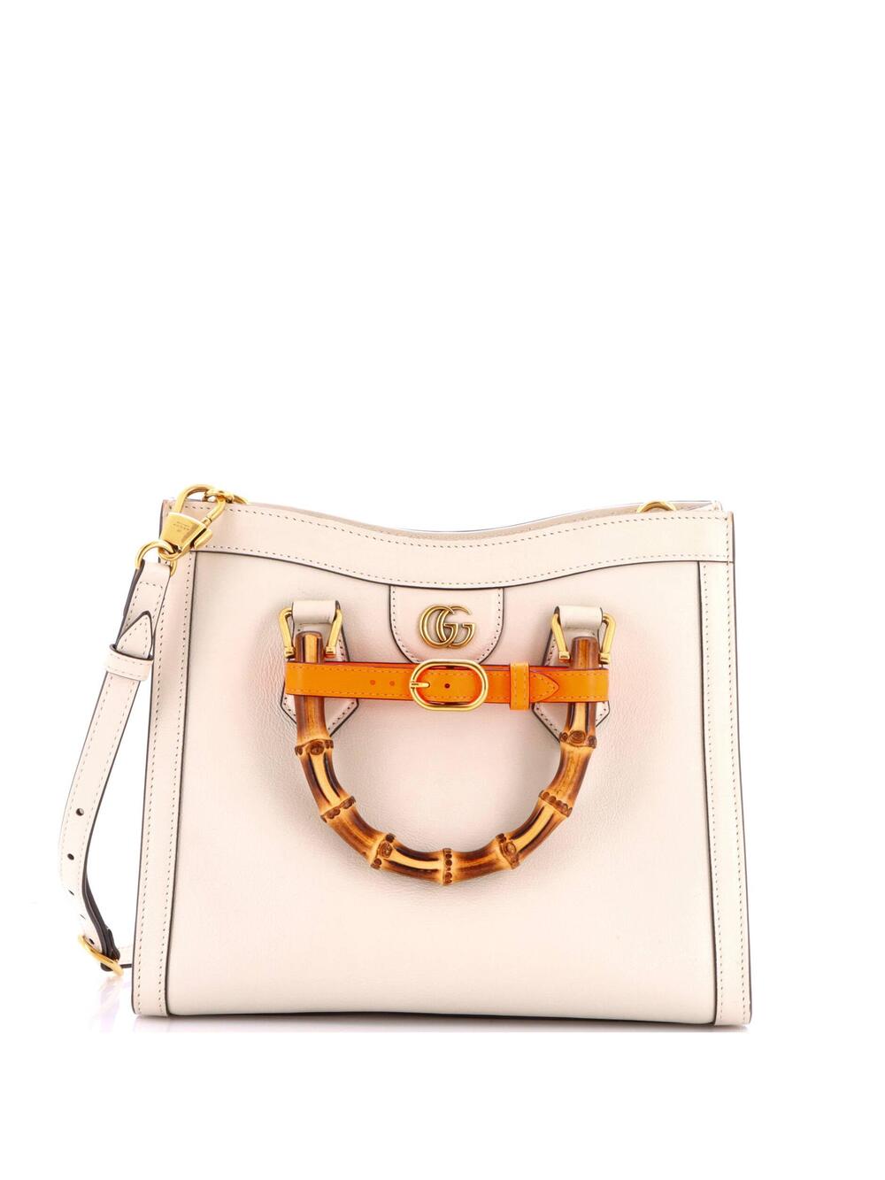 Gucci Diana Nm Bamboo Handle Tote #337023G23B